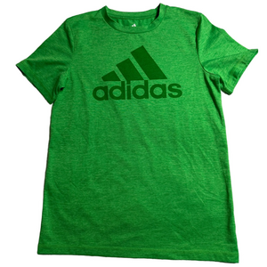 Adidas Vibrant Green Climate Cool Activewear Drifit T-Shirt Tee Short Sleeves